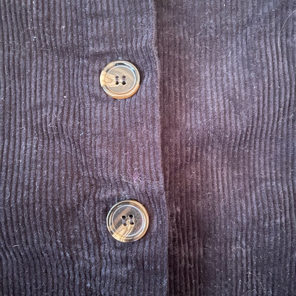 Black front button skirt - Picture 3 of 3